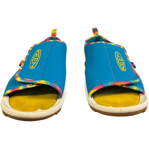 Keen Womens Sandals Size US 6 Teal Hook Loop Flat Multicolor Sport Blue - Picture 3 of 9